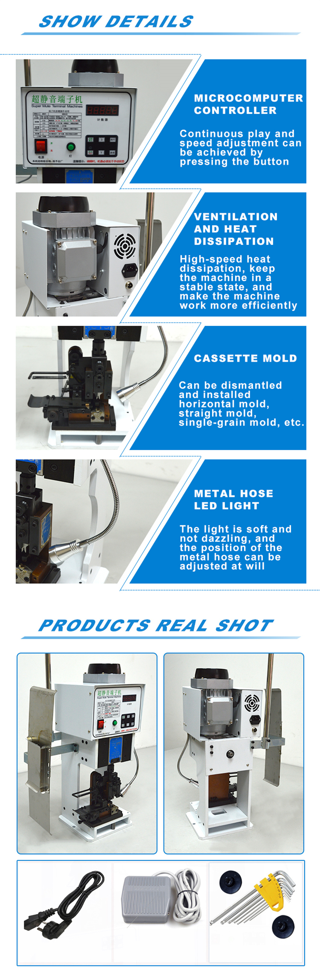 Automatic Mute Terminal Crimping Machine