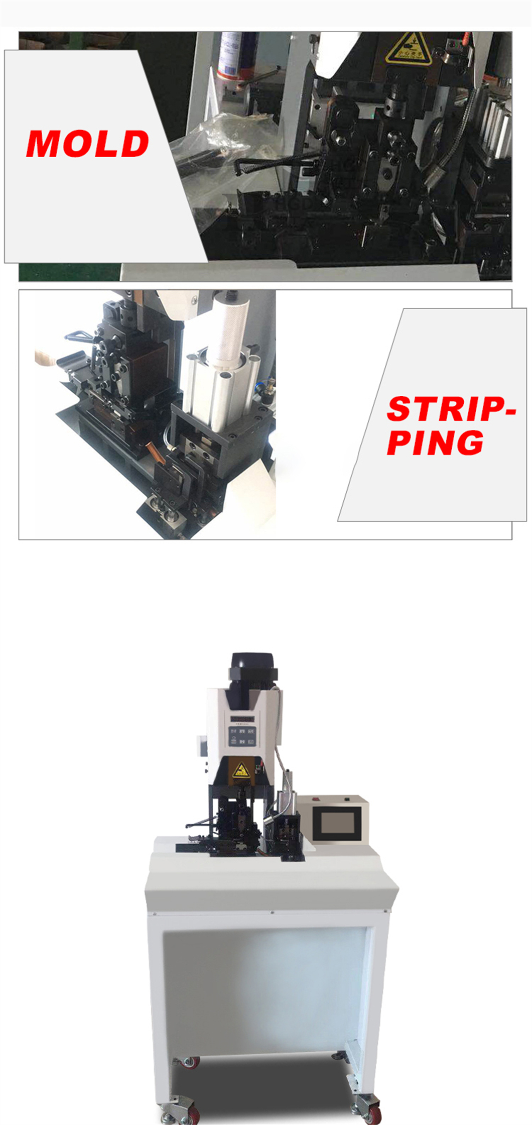 Cable Stripping and Ending Machine