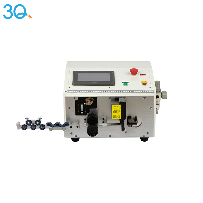 Automatic computerized wire stripping and bending machine