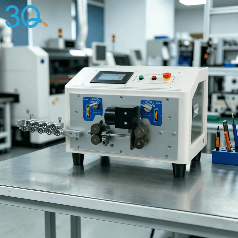 0.3-1.5mm² Dual wire Cutting And Stripping Machine