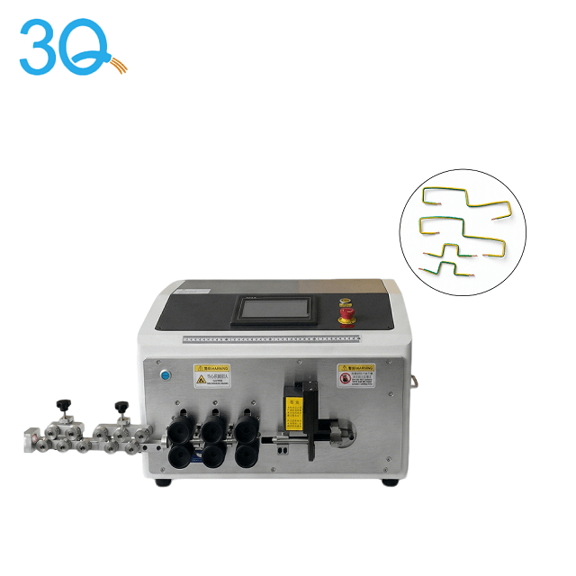 3Q Fully Automatic 150 Degree 25 Square Millimeter Wire And Cable Cutting, Stripping, And Bending Machine