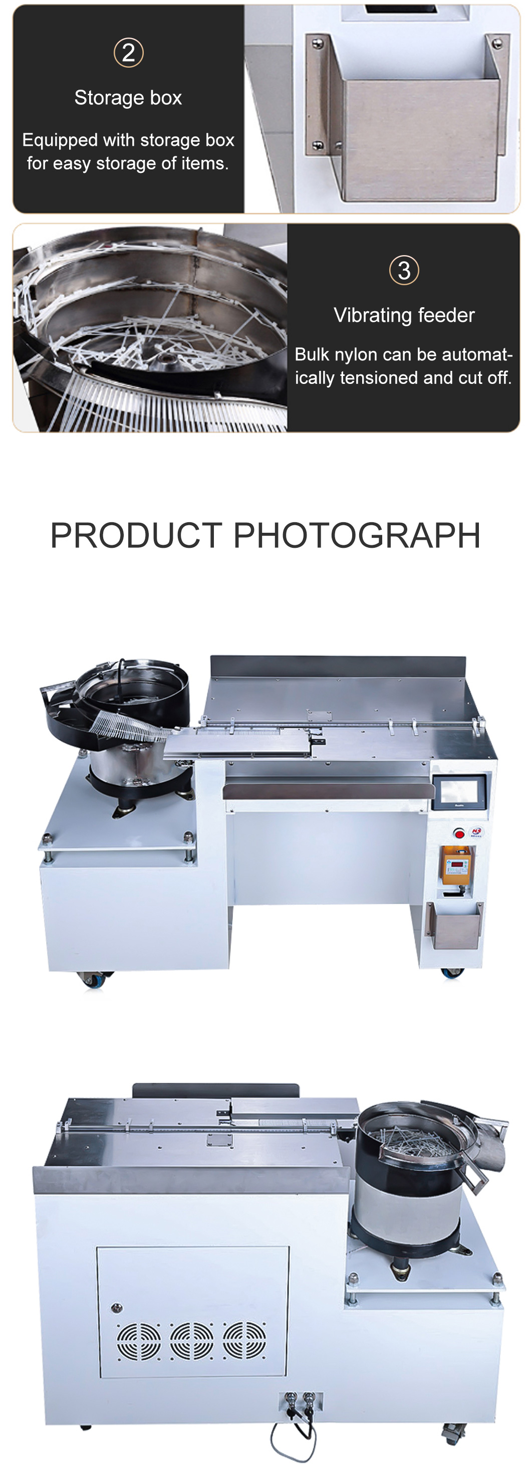 wire tie machine structure