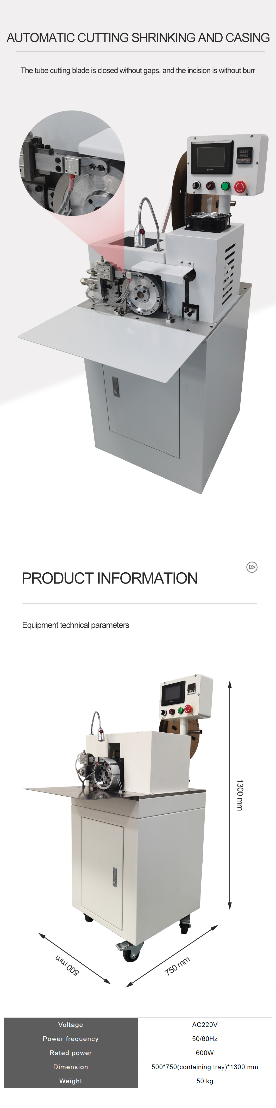 Tubing Loading Machine details