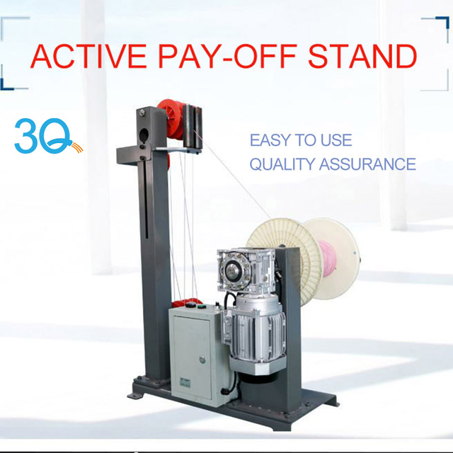 Cable Pay Off Machine Connect with Wire Stripping Machine