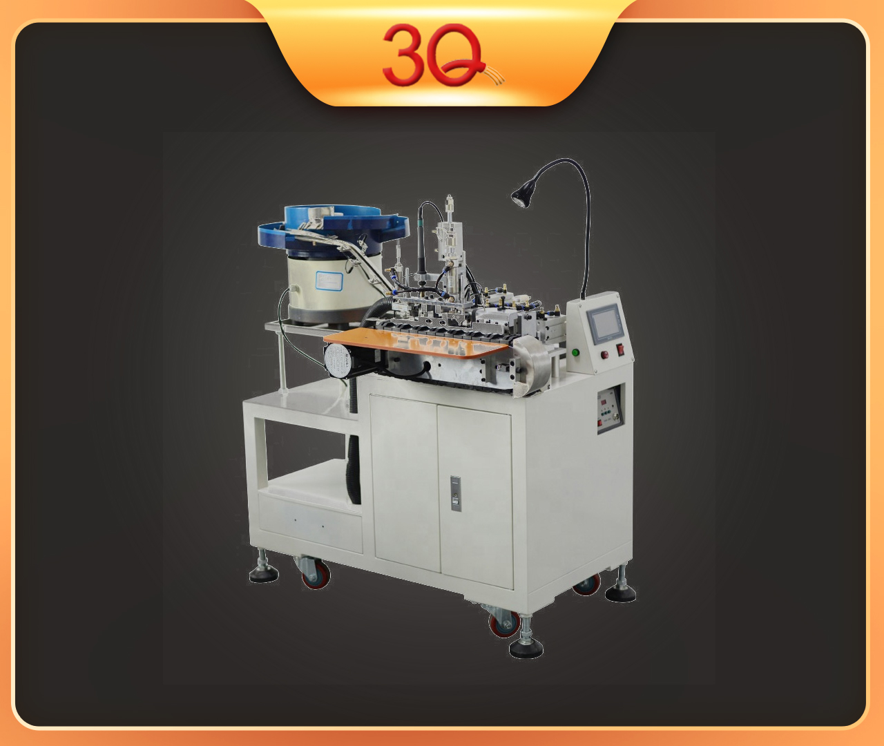 3Q Automatic Soldering Machine, USB Wire Connector Soldering Data Cable Making Machine Terminal Press Video