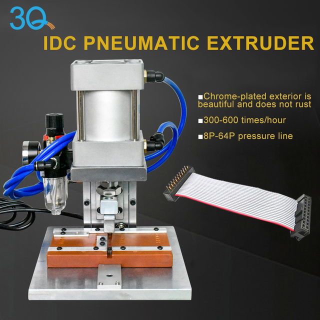 IDC Pneumatic Cable Parallel Automatic Crimping Machine