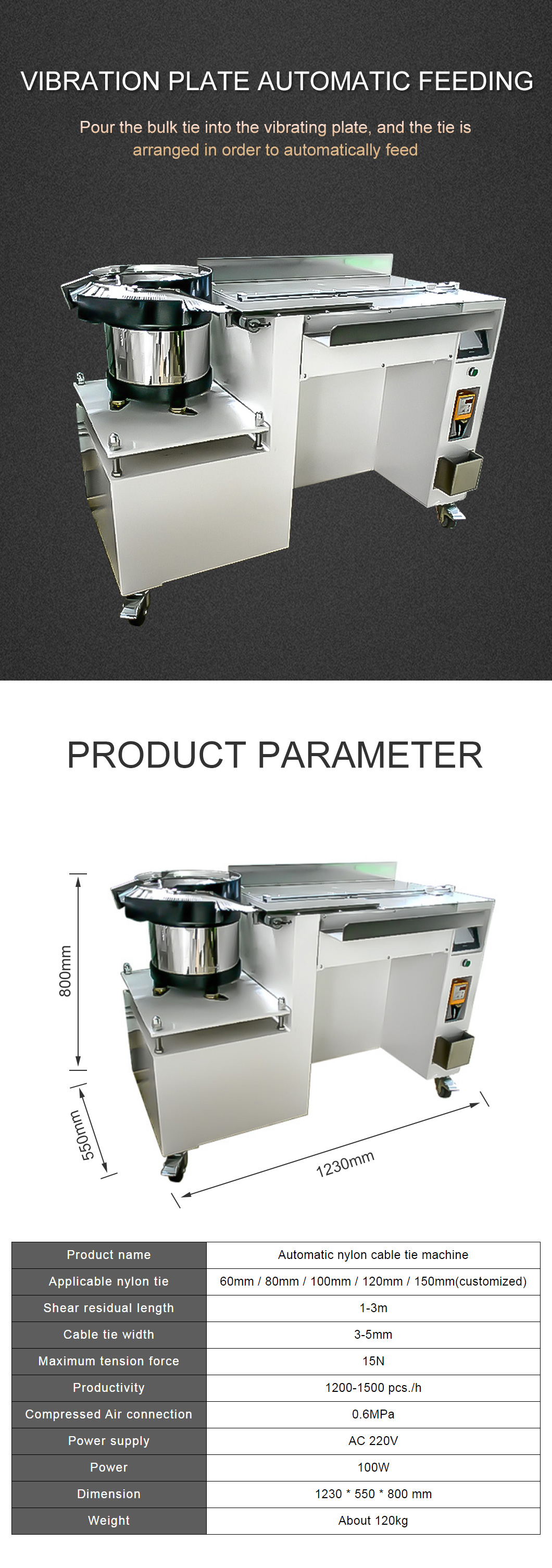 Nylon Cable Tie Machine