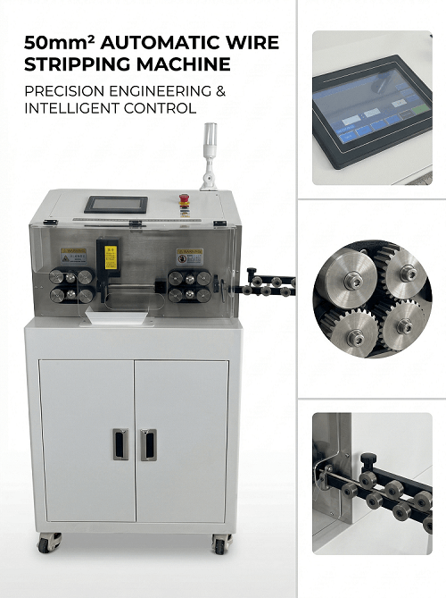 50mm² Cable Cutting And Stripping Machine