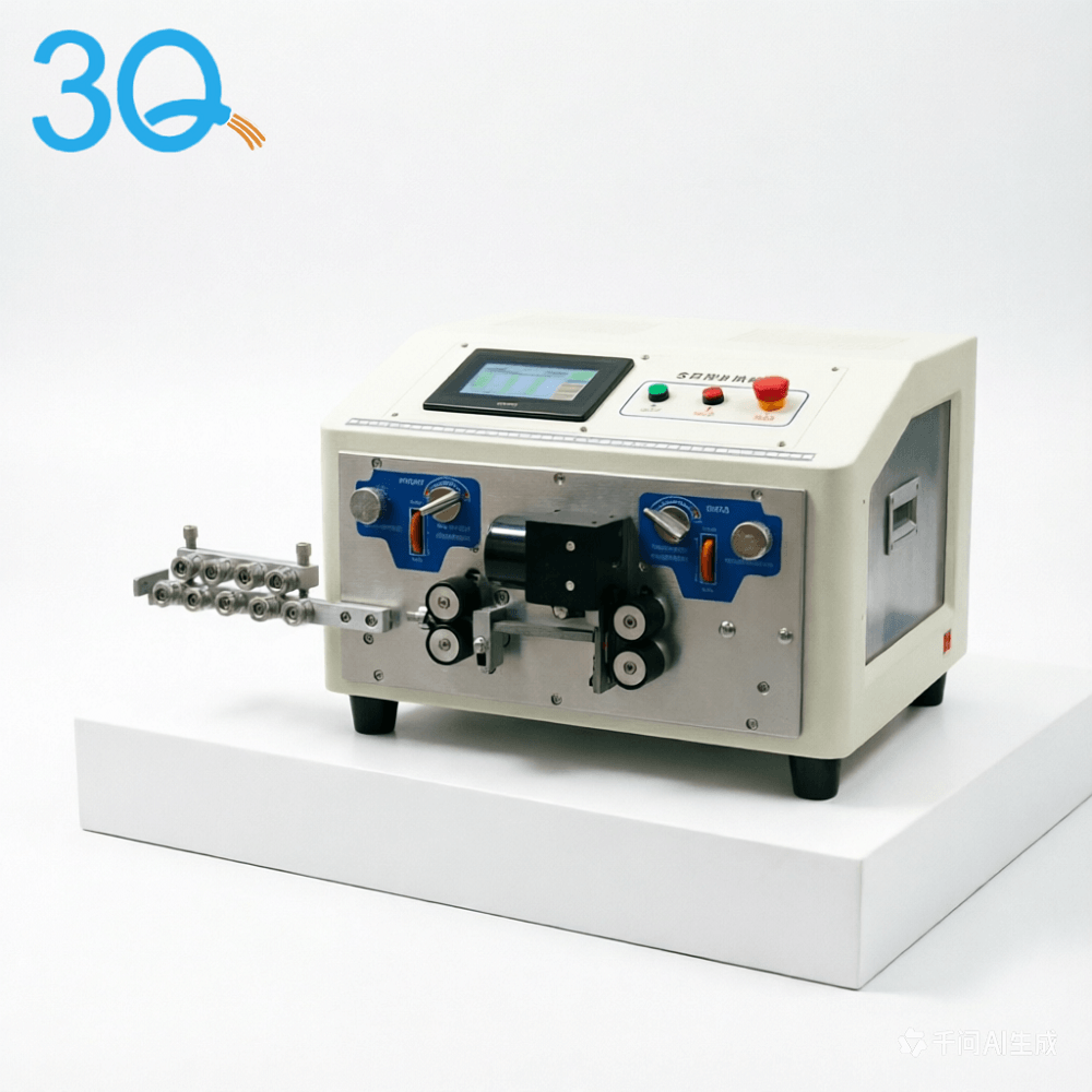 0.3-1.5mm² Flat Sheathed Wire Internal And External Cutting And Stripping Integrated Machine (