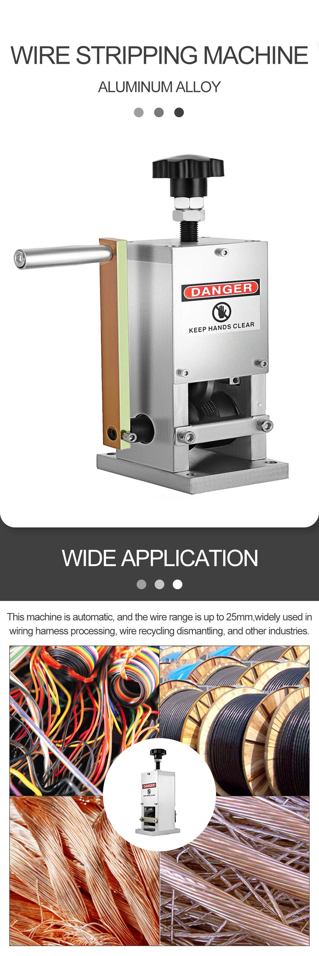 Manual Scrap Copper Wire Stripping Machine