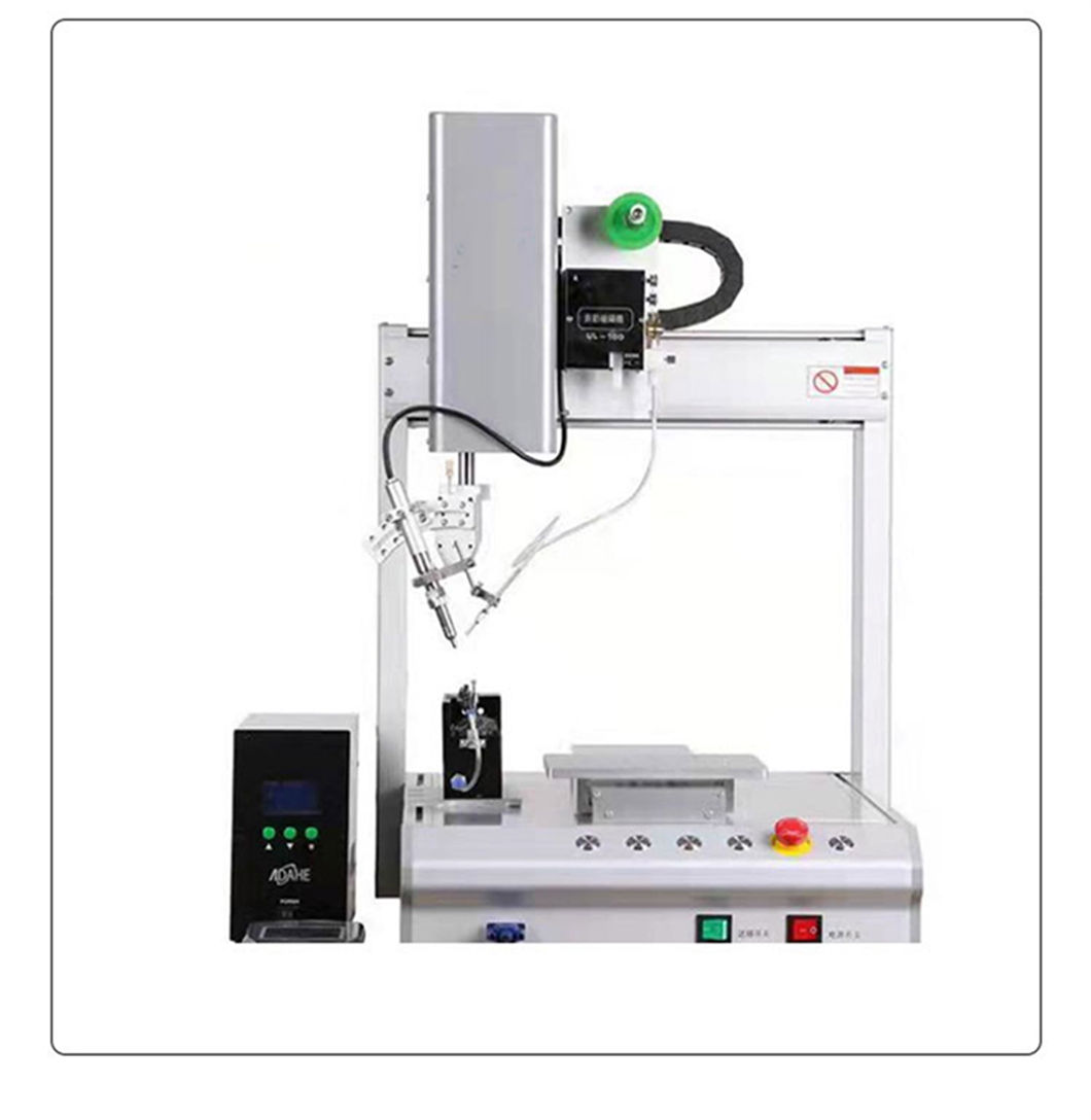 Automatic single and double head soldering machine