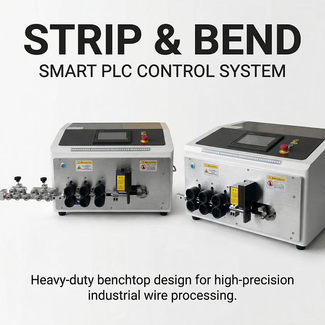 3Q Fully Automatic 150 Degree 25 Square Millimeter Wire And Cable Cutting, Stripping, And Bending Machine