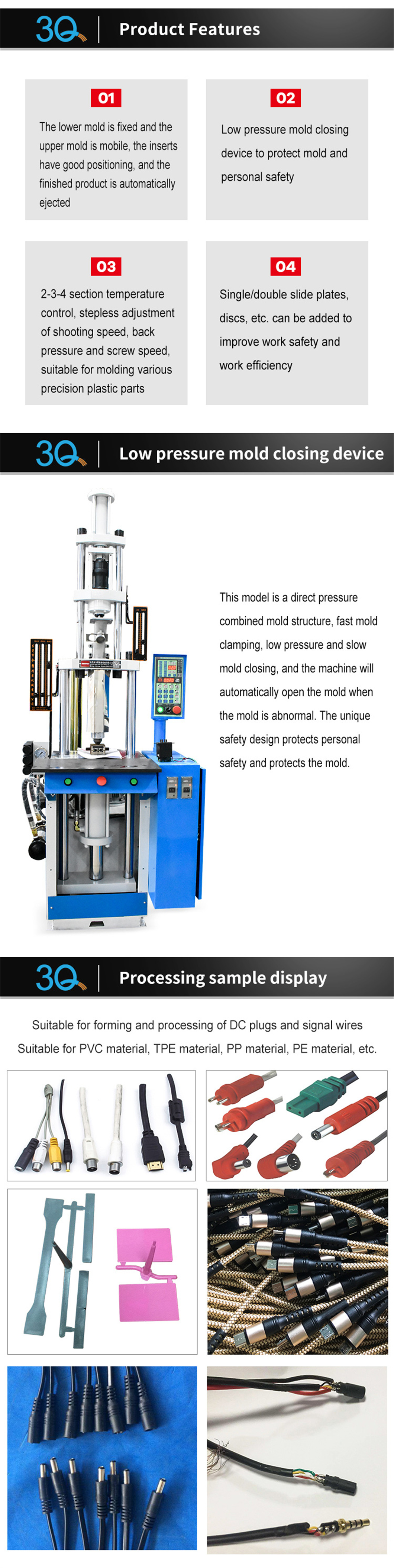 15T Vertical Injection Molding Machine 