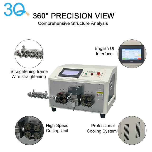2-10mm Sheath Wire Core Inner and Outer Stripping Integrated Machine