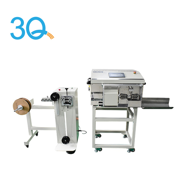 Flexible Coaxial Wire Cut Peeling Machine | with Coax Wire Spool Feeder