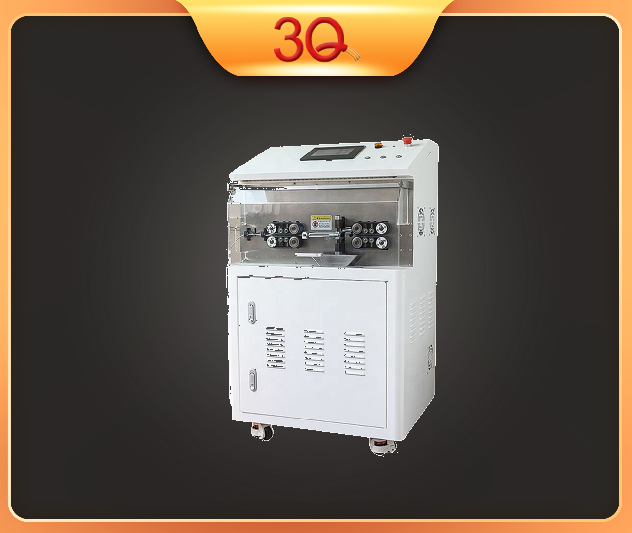 Sheath wire outer skin and inner skin peeling and twisting machine