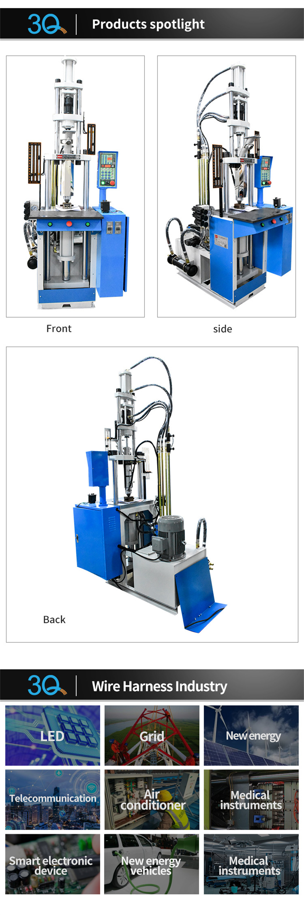 15T Vertical Injection Molding Machine 