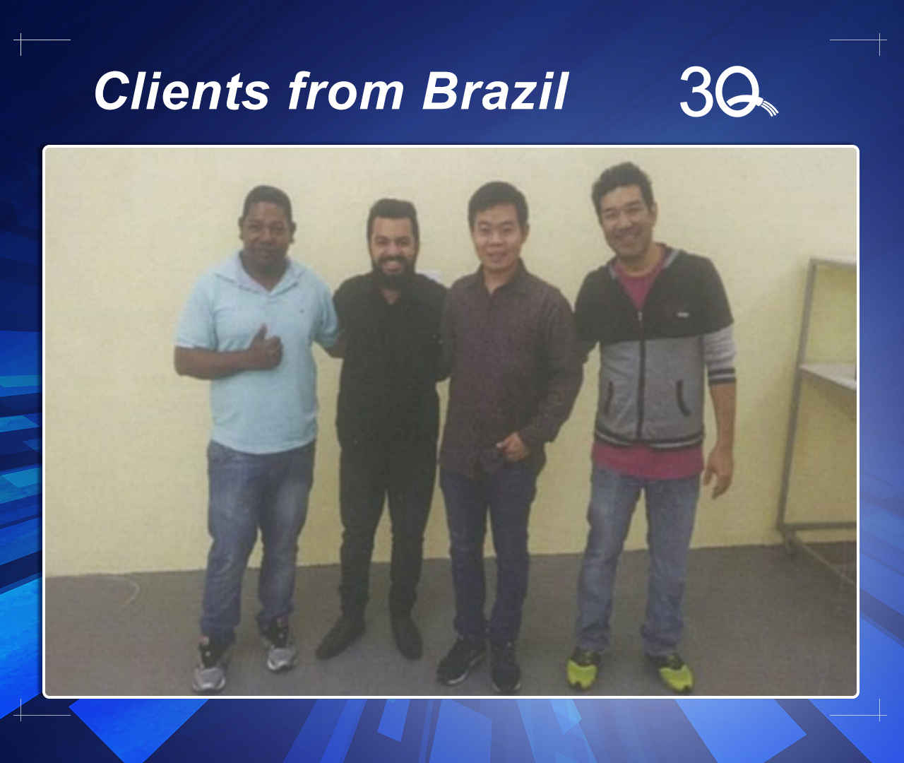 our automatic wire cutting and stripping machine customer from Brazil