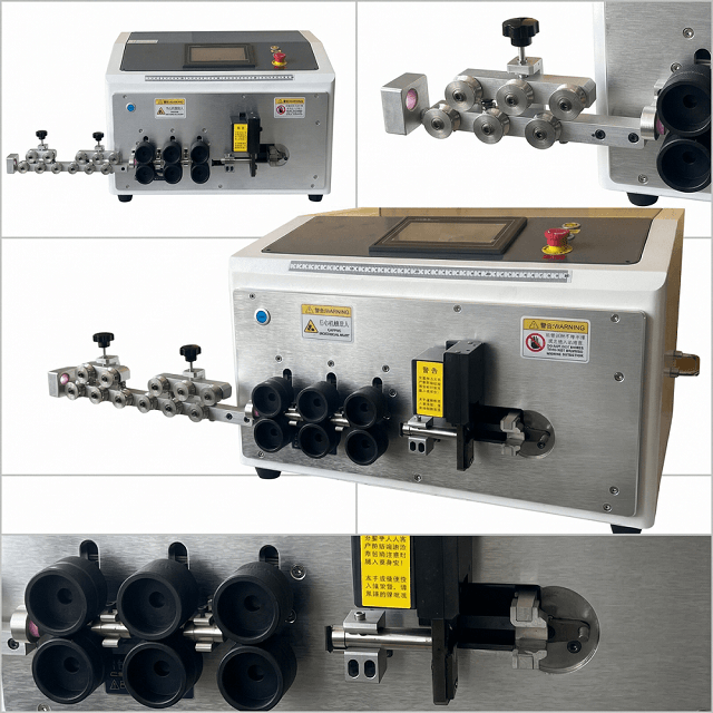 3Q Fully Automatic 150 Degree 25 Square Millimeter Wire And Cable Cutting, Stripping, And Bending Machine