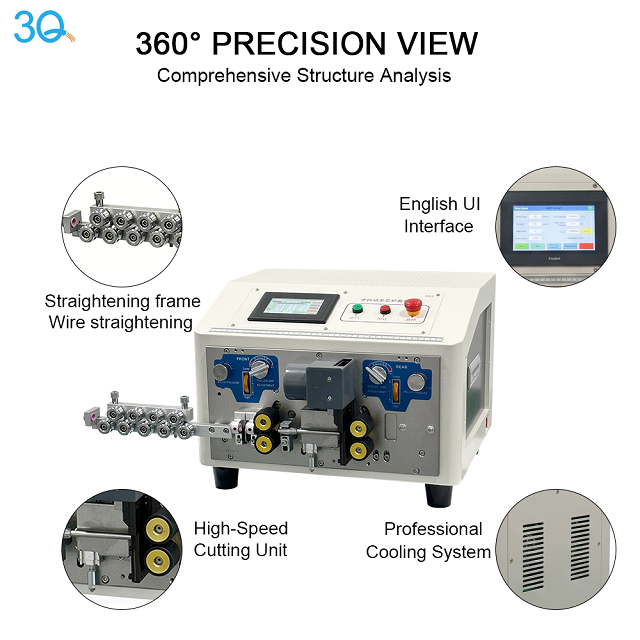 1-6mm Sheath Wire Core Stripping And Peeling Integrated Machine