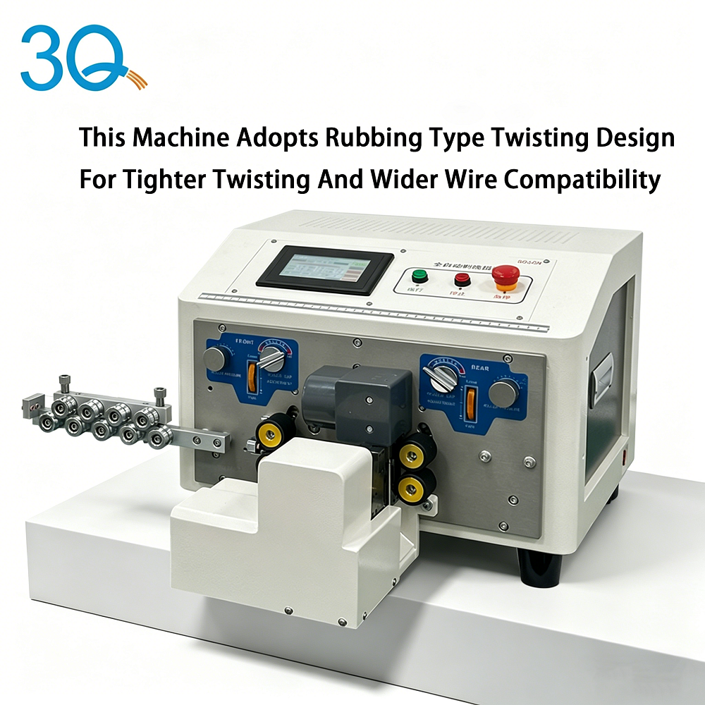 0.3-2.5mm² Dual Wire Stripping And Twisting Machine**