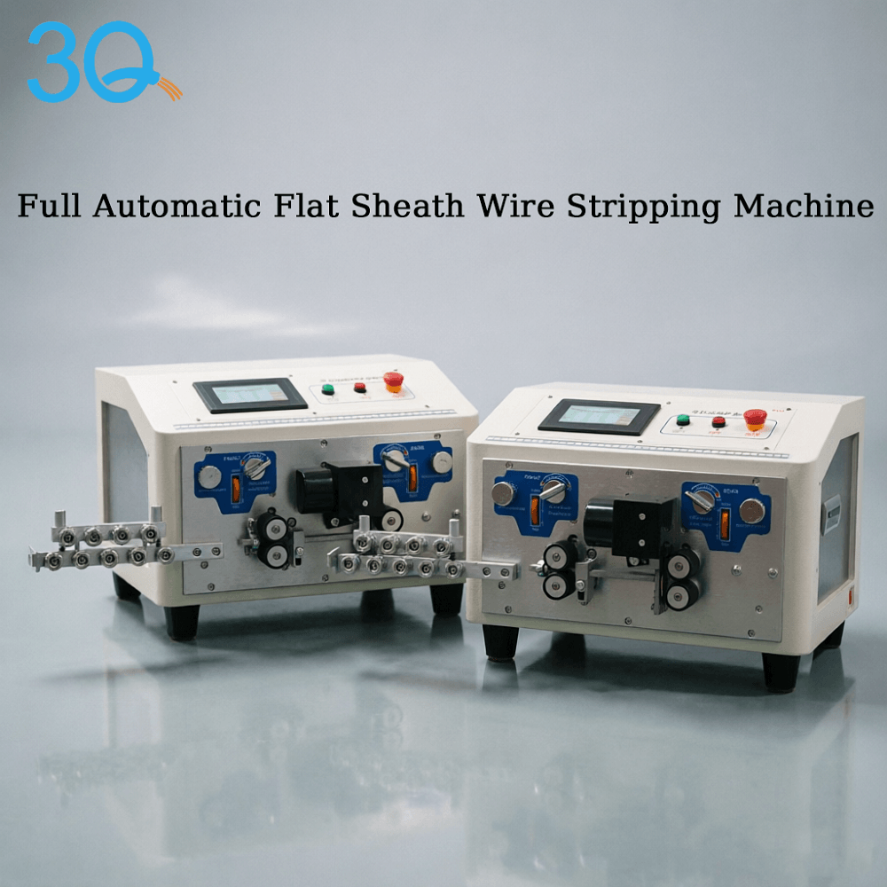 0.3-1.5mm² Flat Sheathed Wire Internal And External Cutting And Stripping Integrated Machine (