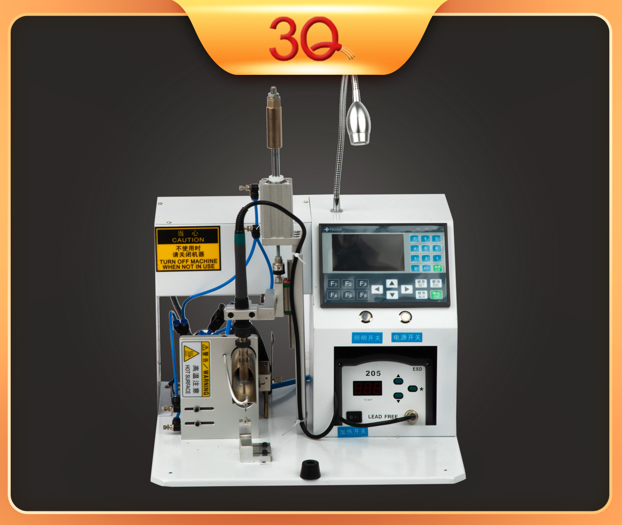 3Q Automatic Wire Soldering Machine,Terminal Constant Temperature Wiring Harness Welding Machine Video