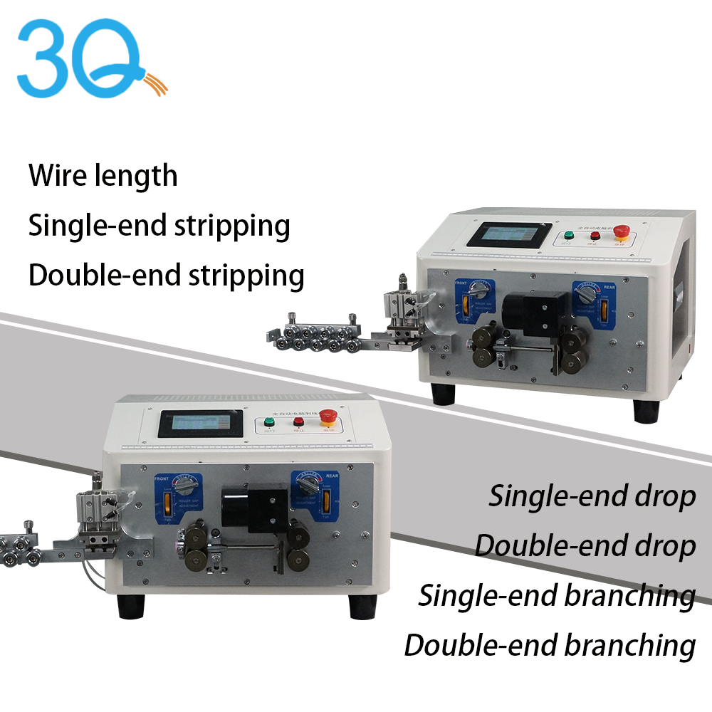 0.1-2.5mm² Double Row Wire Separating Cutting Stripping Machine