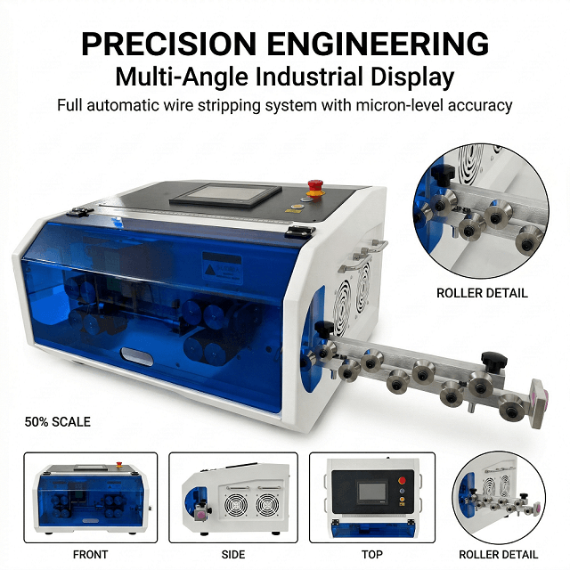 35 Square Cable Cutting And Stripping Machine