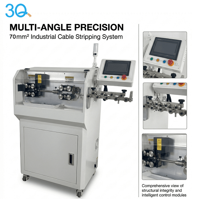 70mm² Wire Cutting and Stripping Machine Chassis Model