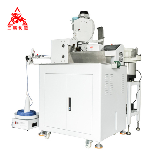 Automatic Single-head Dipping Tin Through Sheath Terminal Machine 