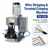 Combined Wire Stripping and Terminal Crimping Machine