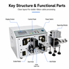 0.1-4.5mm² Flat Cable Cutting and Stripping Machine
