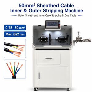 SQ-FW50B 50mm² Sheathed Wire Inner and Outer Stripping Machine