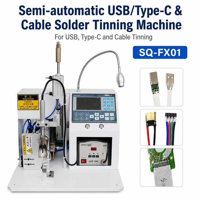 Semi-automatic Tinning Soldering Machine