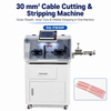 30mm² Sheathed Wire Inner and Outer Stripping Machine with Middle Stripping