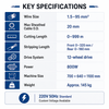 95mm² Wire Stripping Machine Cabinet Type