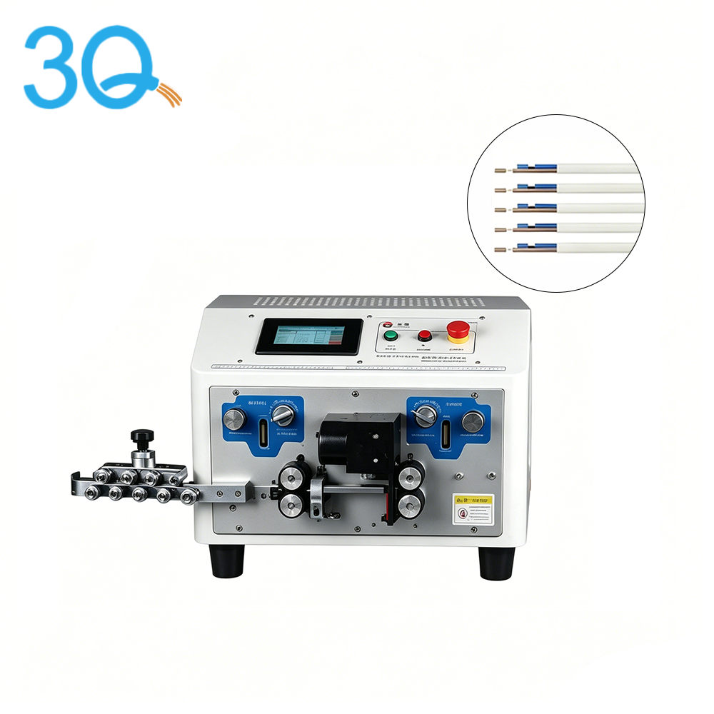 0.3-2.5mm² Flat Sheath Offset Stripping Machine