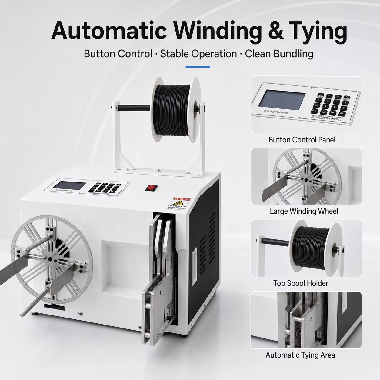 30-60 Push-button Winding And Tying All-in-one Machine