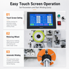 1-8mm Touch Screen Automatic Traverse Winding Machine