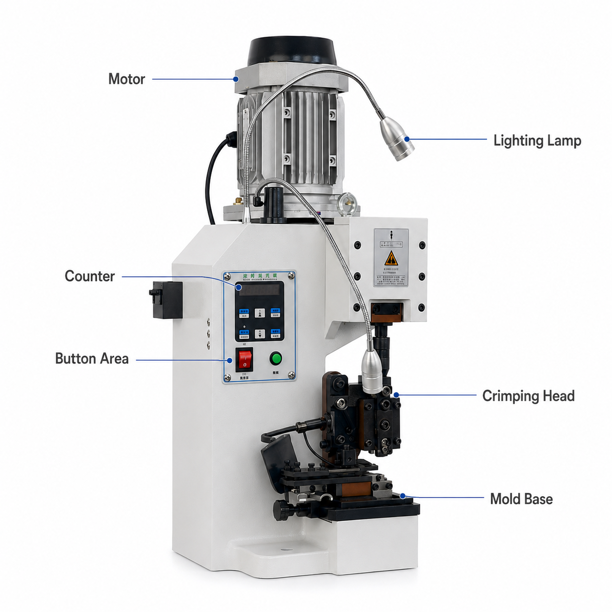 4T Cast Iron Terminal Crimping Machine