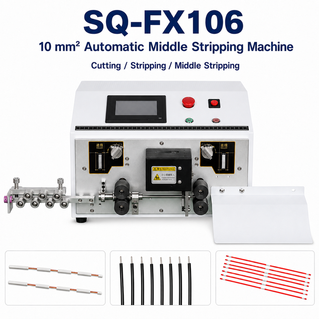 10mm² Mid‑stripping Wire Stripping Machine