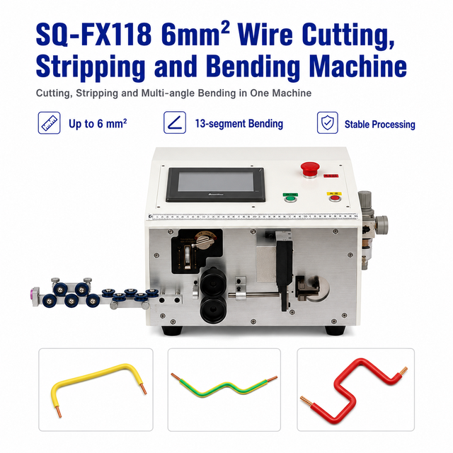SQ-FX118 6mm² Wire Bending Machine