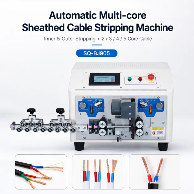 1-6mm Multi-core Sheathed Cable Wire Stripping Machine