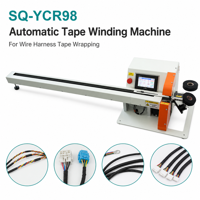 3-25mm Automatic Wire Harness Tape Wrapping Machine