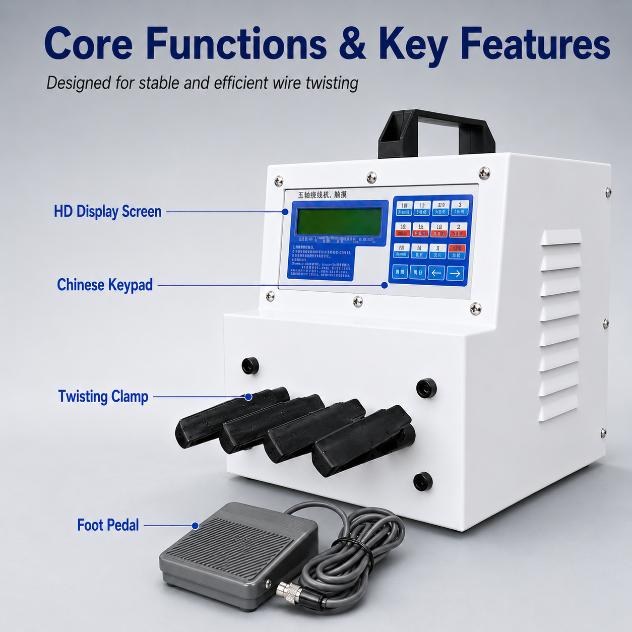 SQ-ZF03 Five‑Head Wire Twisting Machine