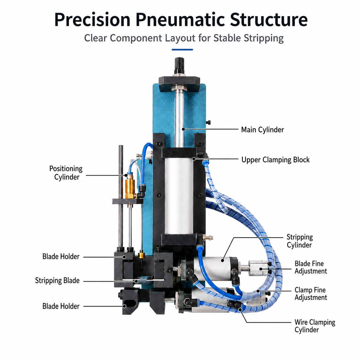 315 Pneumatic Wire Stripping Machine