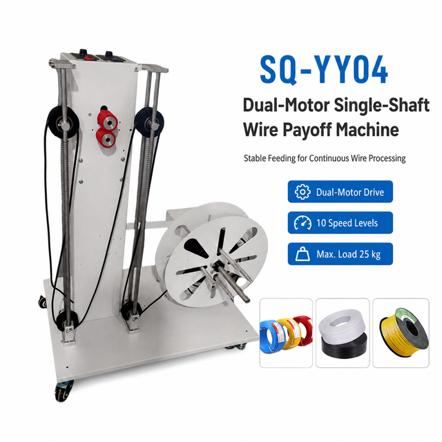 Dual-motor Single-axis Pay-off Machine