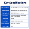 8-roller 25mm² Wire Stripping Machine