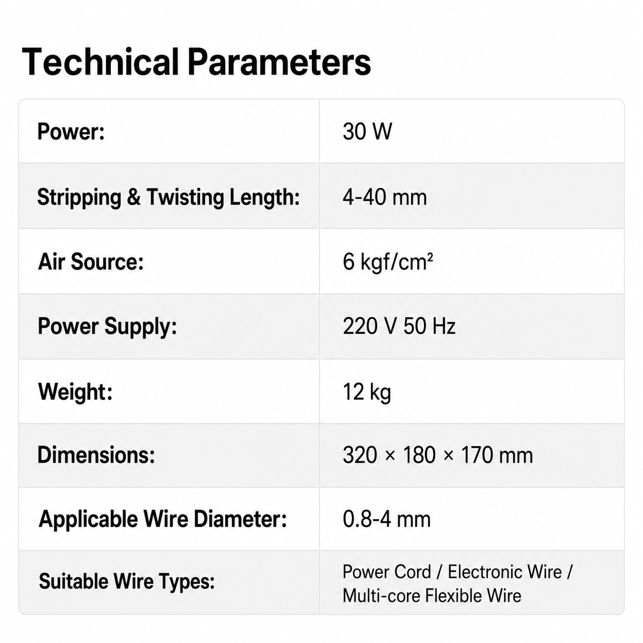 Manual Wire Pulling Stripping and Twisting Machine